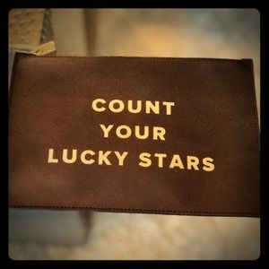 Count Your Lucky Stars zippered pouch